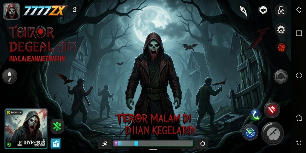 Gameplay menegangkan di atmosfer gelap 777ZX.