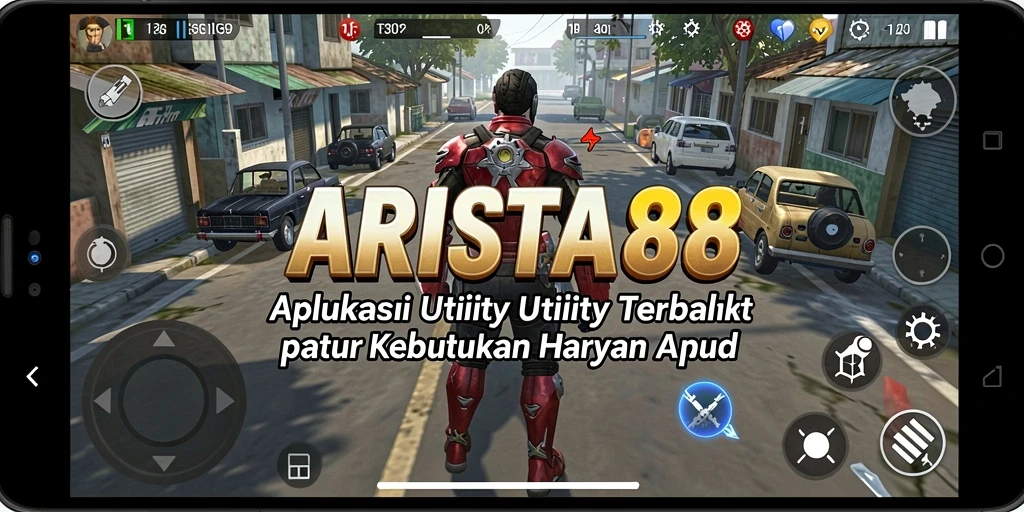 Tampilan antarmuka ARISTA88 yang sederhana dan fungsional.