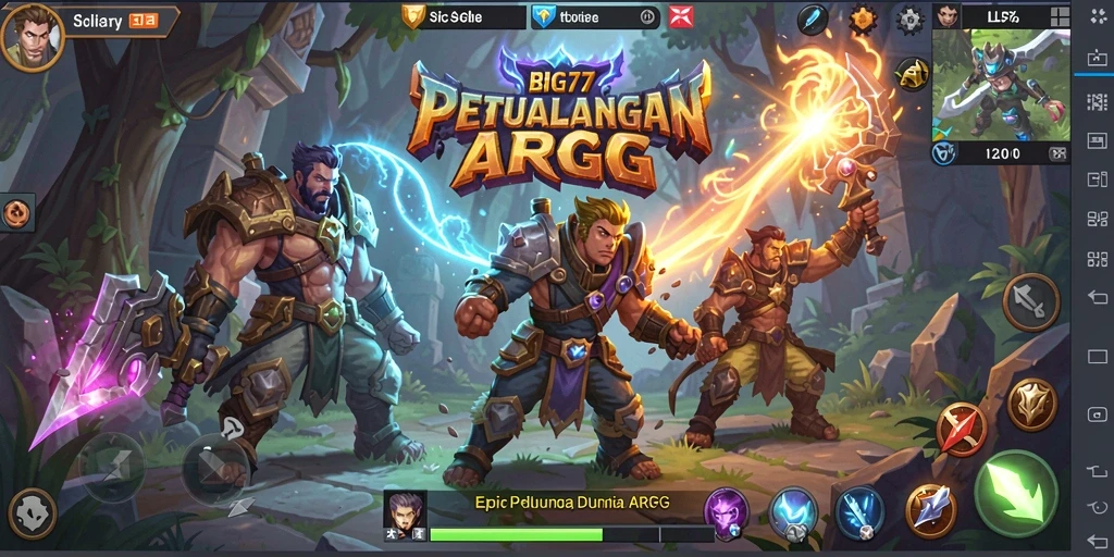 Tampilan gameplay epik di dunia terbuka BIG77.