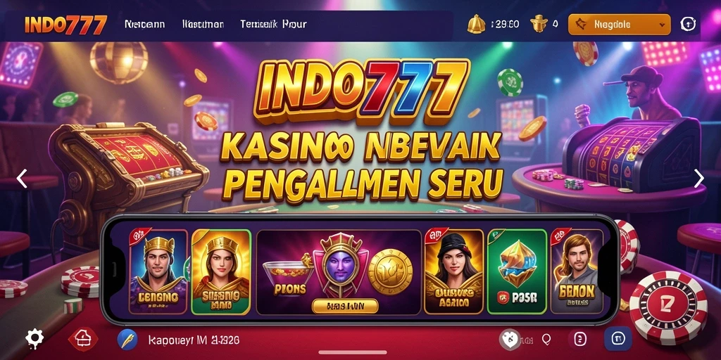 Screenshot gameplay INDO777 yang menampilkan keseruan permainan Kasino.