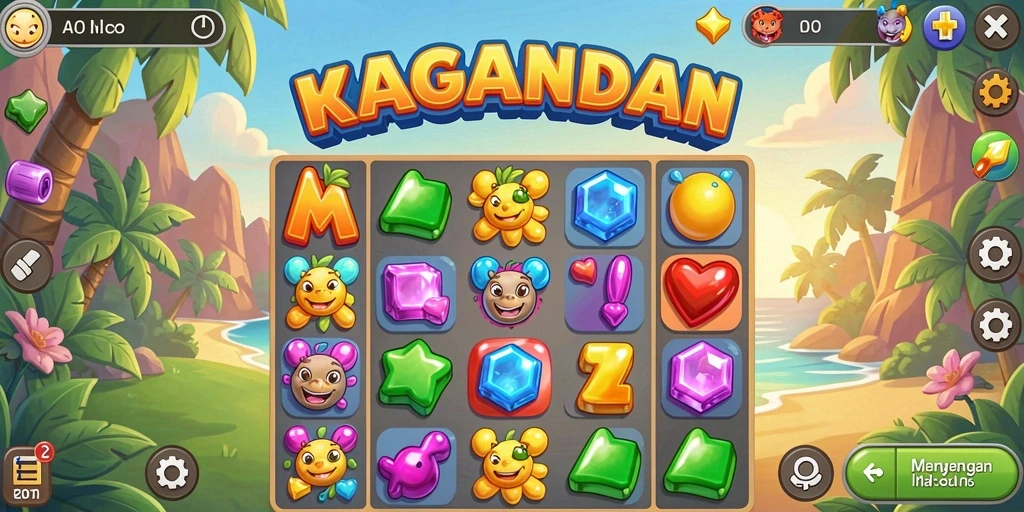 Tampilan gameplay KAGANDAN yang seru dan menantang.