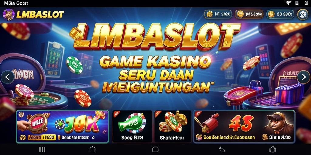 Tampilan gameplay LMBASLOT yang seru dan mengasyikkan.
