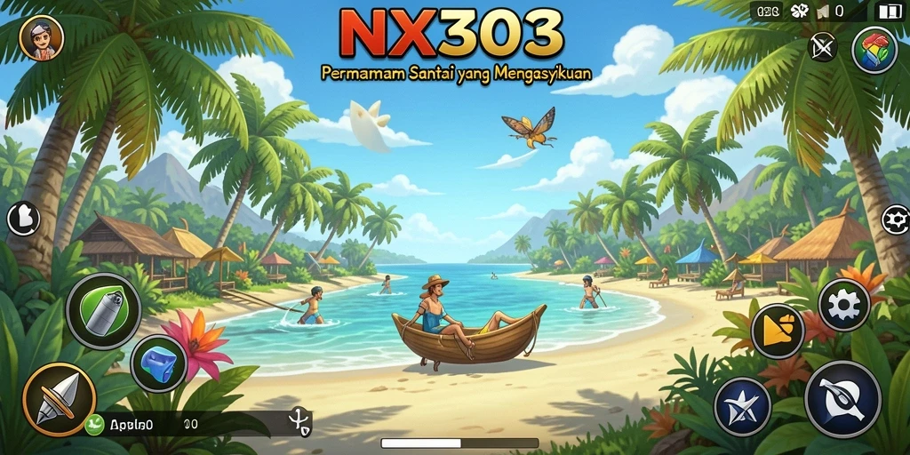 Tampilan gameplay NX303 yang santai dan mengasyikkan.