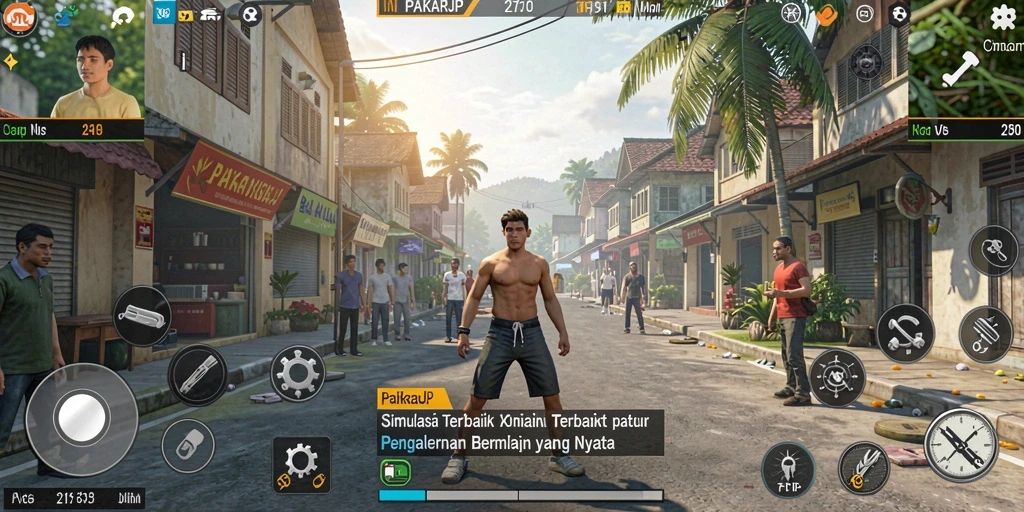 Tampilan gameplay PAKARJP yang menarik dengan berbagai skenario unik.