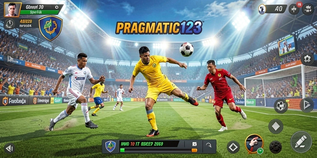 Screenshot menunjukkan gameplay menarik dari PRAGMATIC123 dalam aksi olahraga.