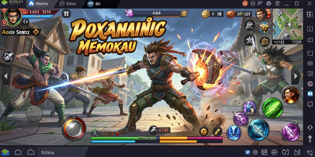 Screenshot utama RI188 menampilkan aksi pertarungan yang mendebarkan.