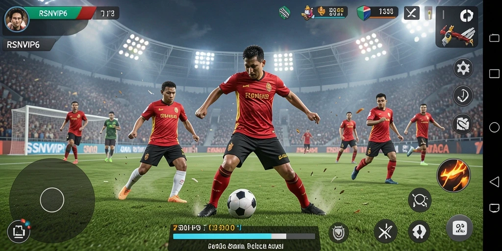 Gameplay mendebarkan dalam RSNVIP6 dengan aksi yang seru.