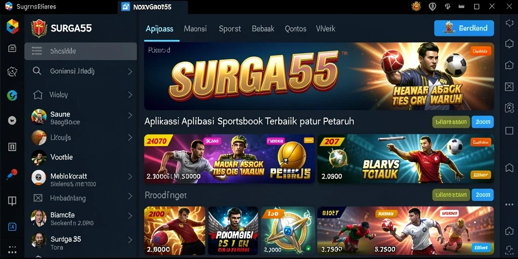 Tampilan gameplay SURGA55 yang menarik saat memasang taruhan.