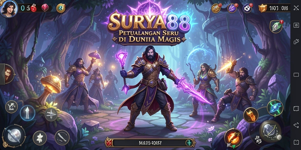 Gambaran menarik dari gameplay petualangan SURYA88 yang menegangkan.