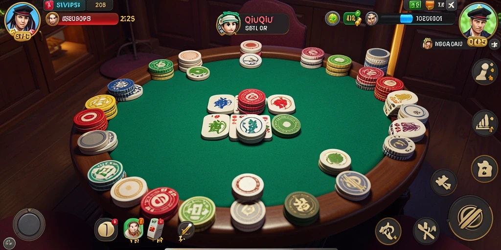Screenshot utama SVIP5 yang menunjukkan gameplay QiuQiu yang menarik.