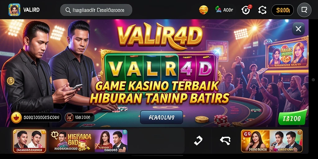 Tampilan gameplay modern dan menarik dari VALIR4D.