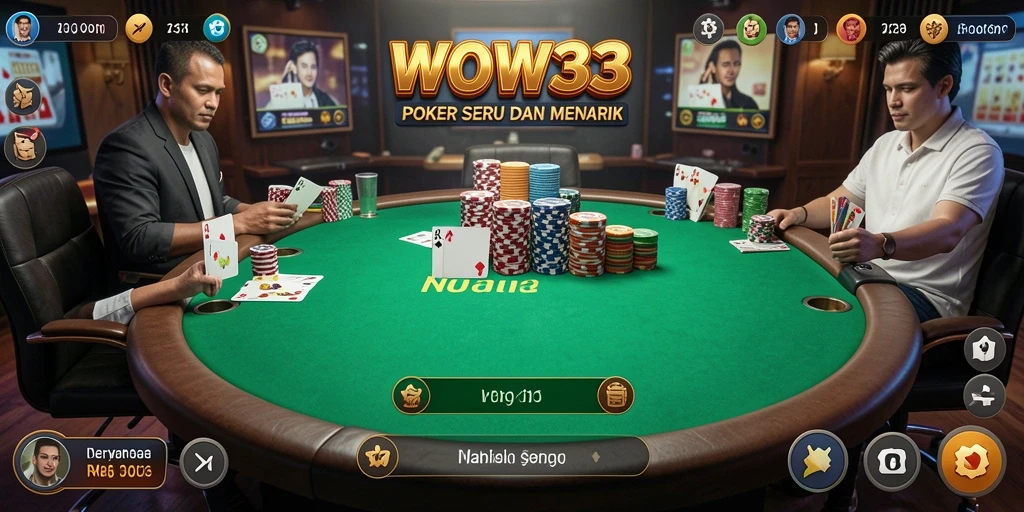 Gameplay WOW33 yang seru dan menyenangkan di dunia Poker.